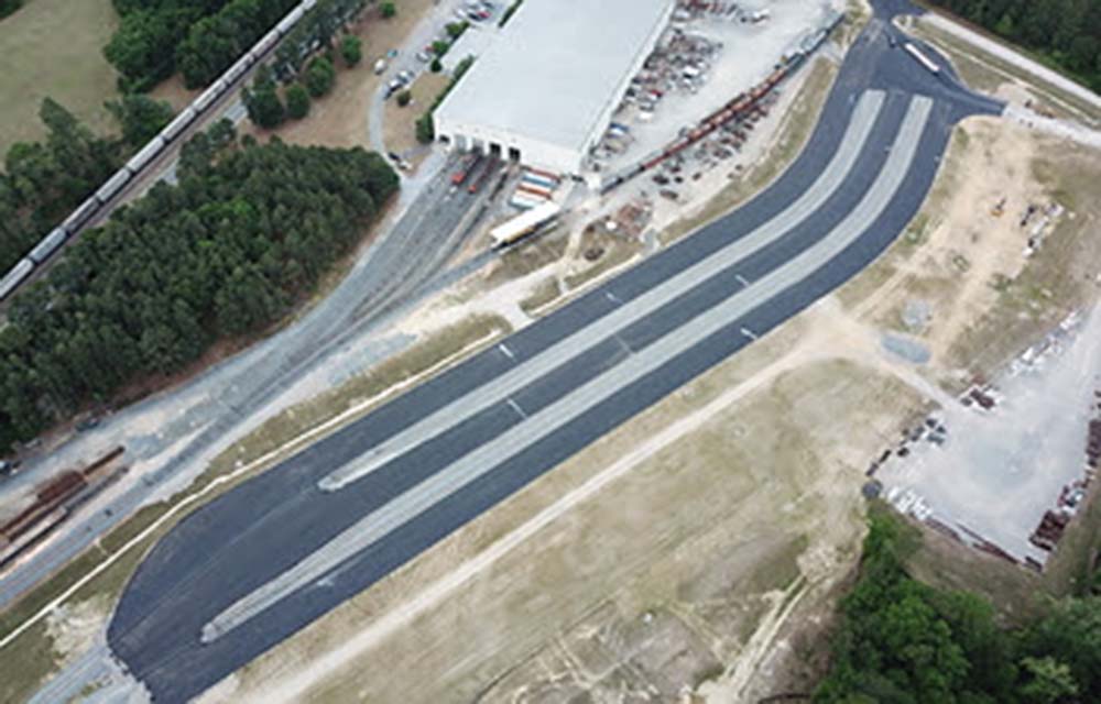 Aberdeen Carolina and Western Railway open Candor Logistics Park